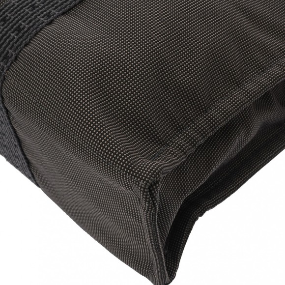 HERMES Canvas Tote Bag Air Line MM Grey Unisex - Picture 8 of 13